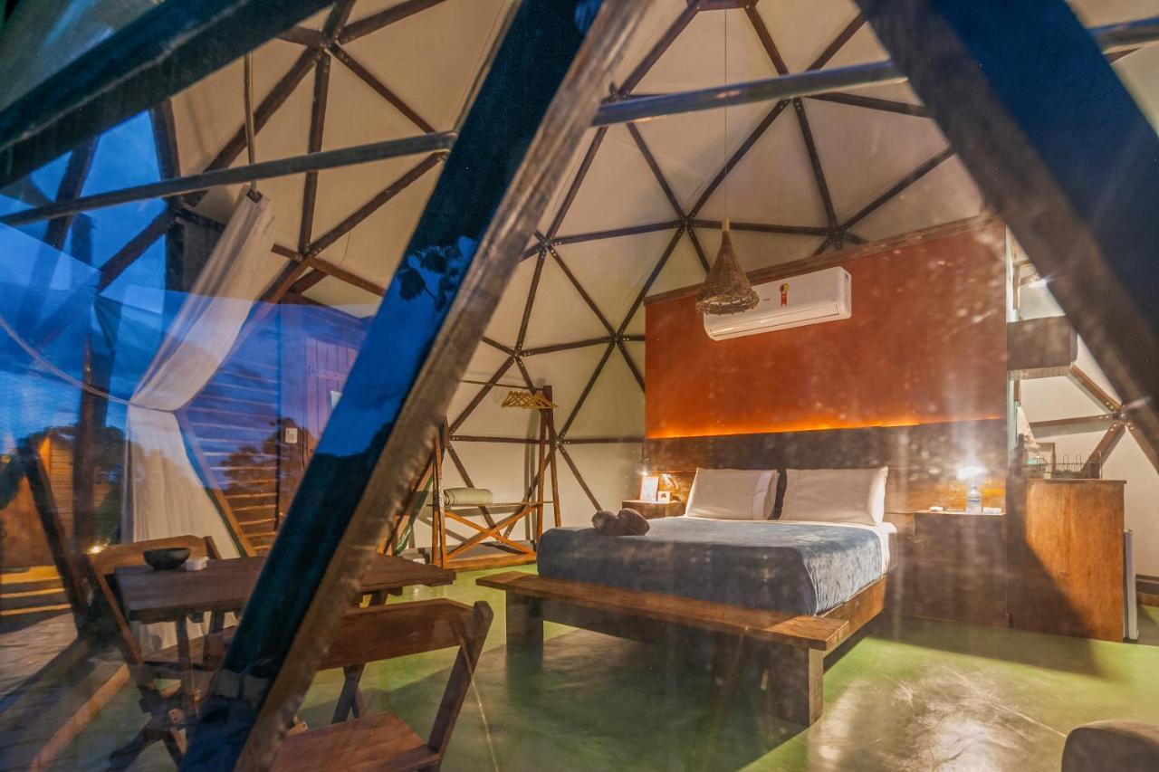 Glamping Serra Da Canastra - Casinha De Hortela - Domo Embauba Delfinopolis Exterior photo